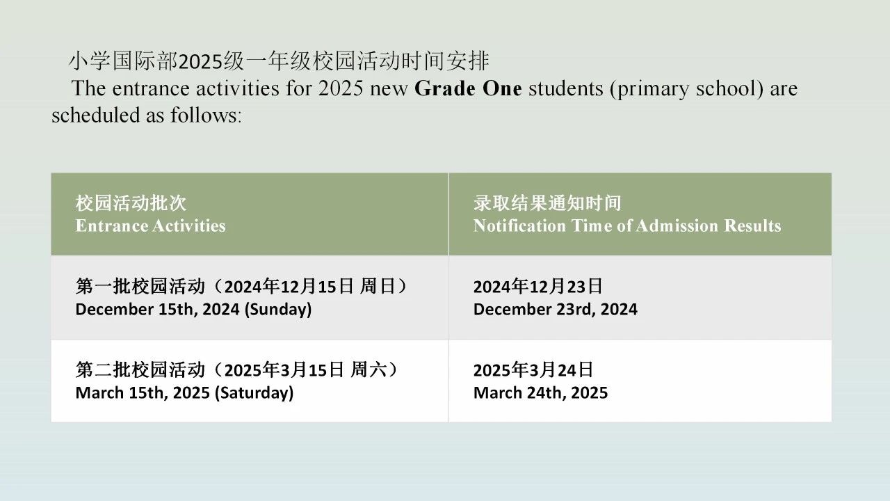 上海市实验学校国际部2025级招生活动启动